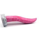 8 Inch Suction Cup Tongue Dildo Oral Sex Toy