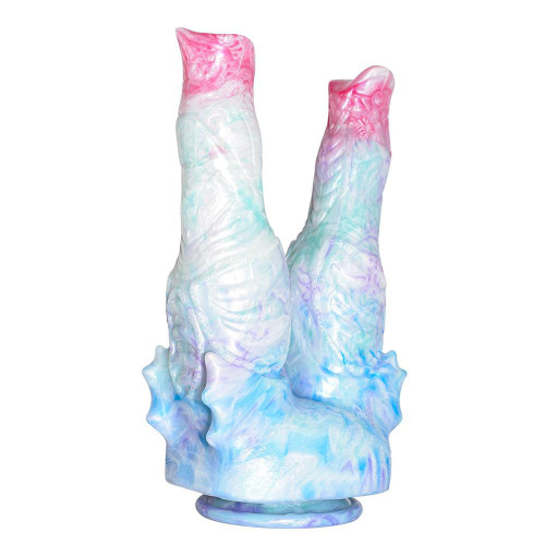 8.5 Inch Soft Silicone Double Headed Knot Dildo