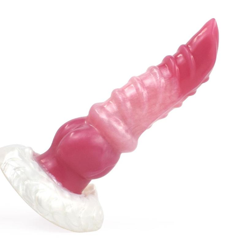 7 Inch Colored Alien Knot Dildo with Suction Cup