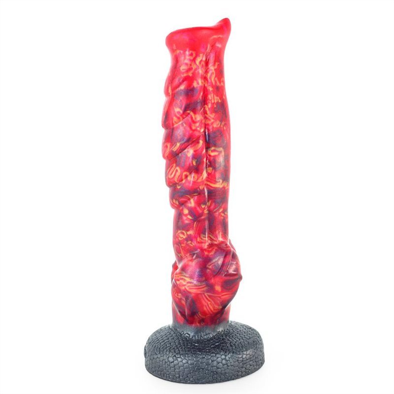 9.5 Inch Dragon & Dog Penis Silicone Wolf Dildo with Knot