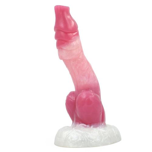 7.5 Inch Slim Demon Dog & Wolf-Laddie Dildo