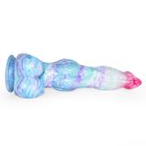 11.5 Inch Large Knot Dog Dildo Soft Silicone Animal Cock