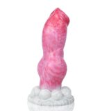8 Inch Big Knotted Dog Dildo Silicone Wolf Penis