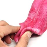 10 Inch Realistic Silicone Dog Wolf Tongue Dildo