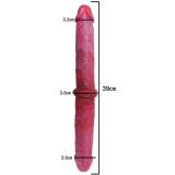13.5 Inch Colors Realistic Double Ended Dildo