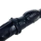 16.5 Inch Double Ended Black Dog & Horse Dildo