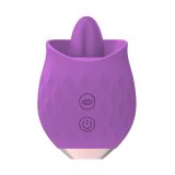 Rose Tongue Vibrator Lick Sex Toy