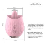 Rose Tongue Vibrator Lick Sex Toy