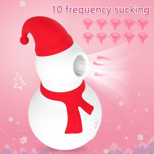 Christmas Snowman Sucking Vibrator Vacuum Stimulator