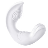 White Flapping Prostate Massager Device with Remote Control