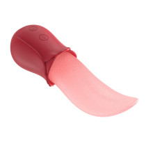 10 Speeds Realistic Rose Tongue Licking Vibrator