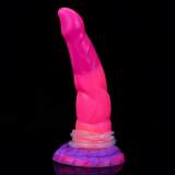 8 Inch Glowing Ejaculating Pig Dildo Squirting Animal Penis