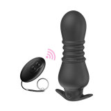 Wireless Prostate Massager Black Butt Plug