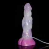 8.5 Inch Ejaculating Dog Dilldo Squirting Silicone Penis