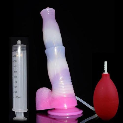 9.5 Inch Ejaculating Horse Dilldo Squirting Animal Penis