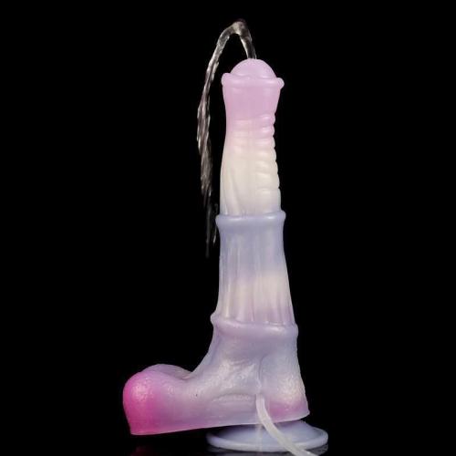 9.5 Inch Ejaculating Pony Dildo Squirting Horse Penis Cock