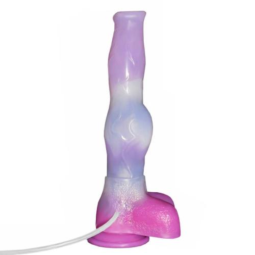 10.5 Inch Ejaculating Big Dog Knot Dildo Squirting Animal Penis