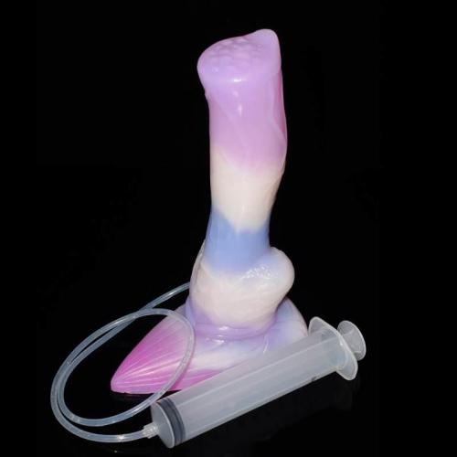 11 Inch Ejaculating Large Dog Dildo Squirting Animal Penis