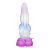 9.5 Inch Ejaculating Dog Dildo Big Knot Squirting Werewolf Penis