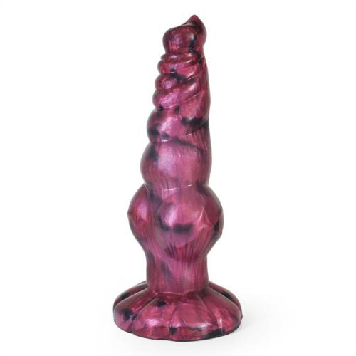 9 Inch Big Knotted Dog Dildo Soft Silicone Animal Penis