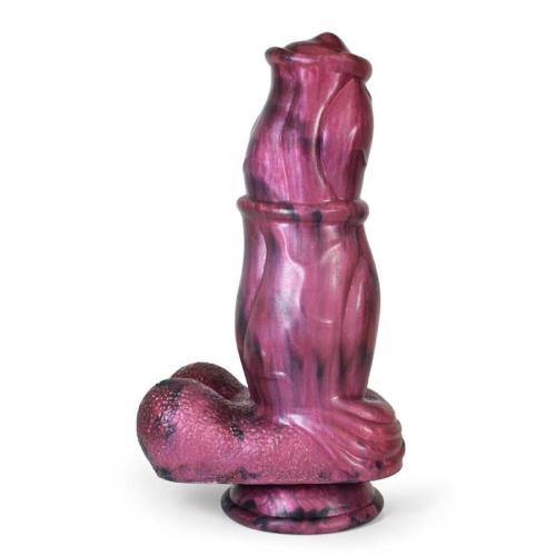 8 Inch Thick Horse Dildo with Balls Silicone Animal Penis