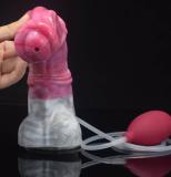 12 Inch Large Ejaculating Horse Dildo Squirting Animal Penis