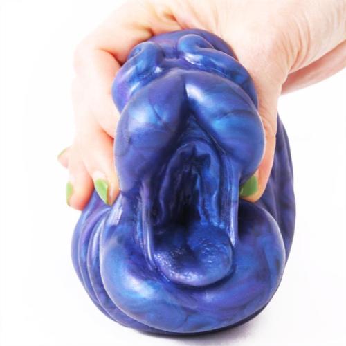 Blue Alien Mouth Stroker Best Male Masturbation Cup