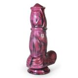 8 Inch Thick Horse Dildo with Balls Silicone Animal Penis