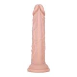 7.5 Inch Silicone Flesh Dildo with Strap On Harness