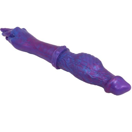 16.5 Inch Fantasy Double-Ended Dog & Hand Fist Dildo