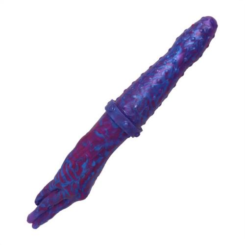 13.5 Inch Fantasy Palm Fist & Nail Double Dildo