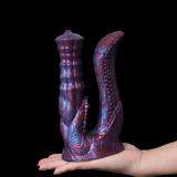 7.5 Inch Fantasy Double-Ended Alligator Mouth & Horse Dildo