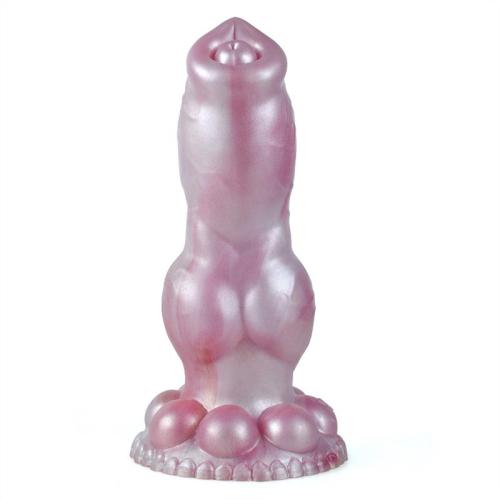 8 Inch Soft Dog Knot Penis Extender Unusual Cock Sleeve