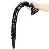 24 Inch Extra Long Black Tentacle PVC Dildo Anal Snake