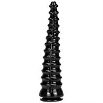 13 Inch Huge Black PVC Anal Dildo Butt Plug