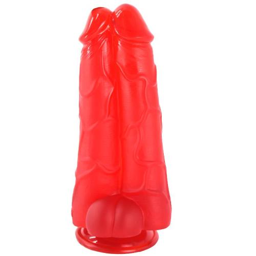 9.5 Inch Double-Headed Conjoined PVC Dildo