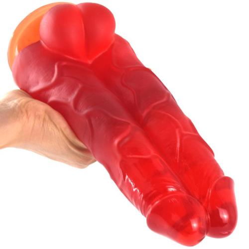 9.5 Inch Double-Headed Conjoined PVC Dildo