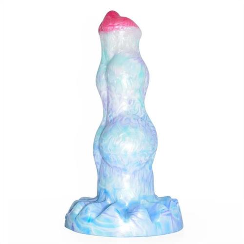 9 Inch Double Knot Dog Dildo Fantasy Silicone Animal Penis