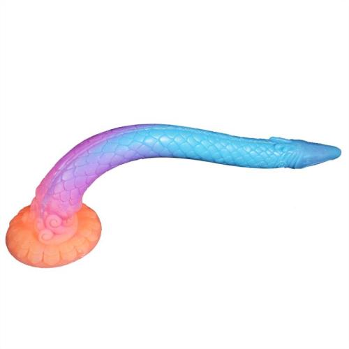 18.5 Inch Glow-In-The-Dark Long Tentacle & Snake Dildo Fantasy Anal Plug