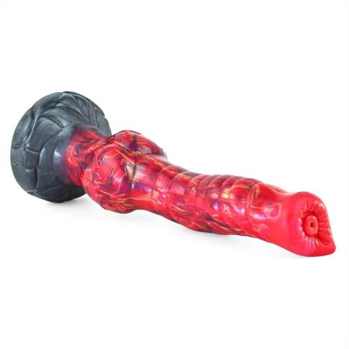 9 Inch Knotted Canine Wolf Dog & Dragon Dildo Silicone Fantasy Sex Toy