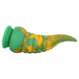 8.5 Inch Green Tentacle Silicone Dildo Adult Toy