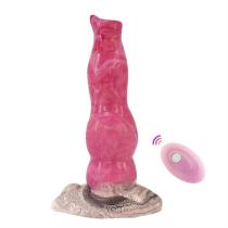 8 Inch Remote Control Donkey Vibrating Dildo Animal Penis