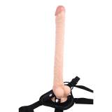 16 Inch Extra Long Thin Lesbian Strap-On Harness Set