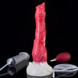 9 Inch Slim Ejaculating Fantasy Animal Shaped Dildo Exotic Sex Toy