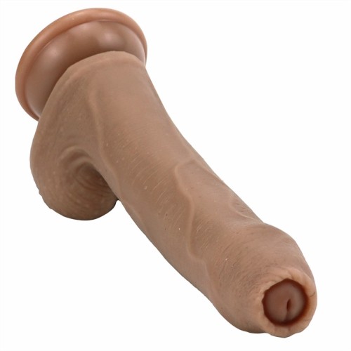 8.5 Inch Uncircumcised Dildo Realistic Uncut Dildo with Foreskin