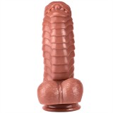 11.5 Inch Massive Monster Alien Dildo PVC Dragon Dildo Black / Skin / Blue / Brown / Purple / Pink