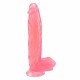 11.5 Inch Pink Realistic PVC Suction Cup Dildo