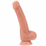 8.5 Inch Realistic Uncut Dildo with Foreskin