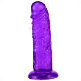 9.5 Inch Large Suction Cup PVC Dildo Black / Skin / Blue / Brown / Purple / Pink