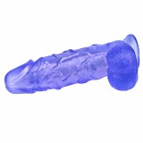 10 Inch Thickness PVC Suction Cup Dildo Black / Skin / Blue / Brown / Purple / Pink / Green